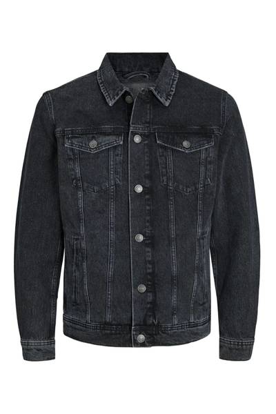 Black denim jacket washed JACK&JONES