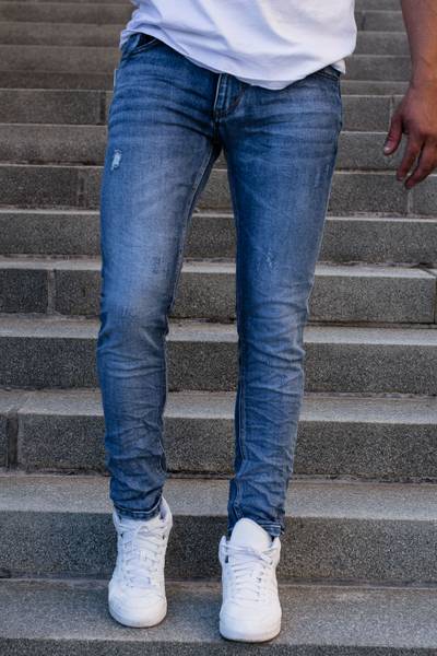 Casual Washed Slim Jeans