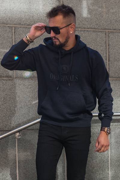 Fredriksberg blue hoodie JACK&JONES