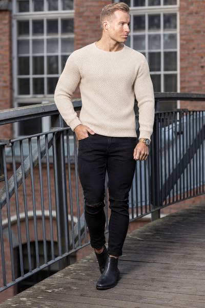 Mason beige sweater JACK&JONES