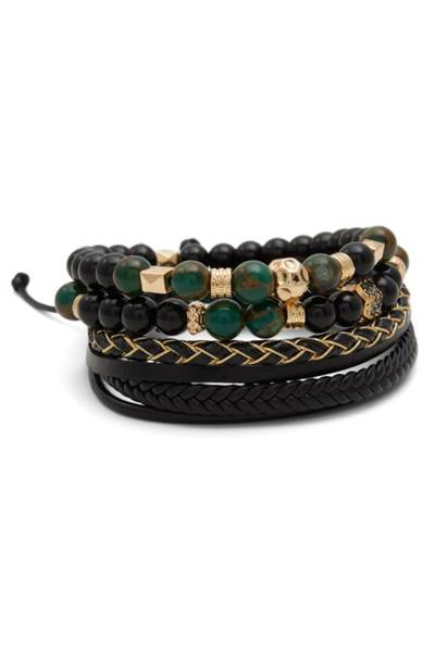 Men's multi-piece bracelet dark green ALDO