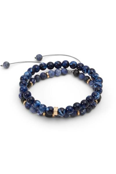 Blue men's two-piece bracelet blue ALDO