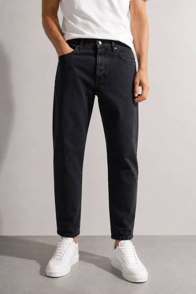 Black Tapered Fit jeans FIVE EVER Black Tapered Fit jeans FIVE EVER