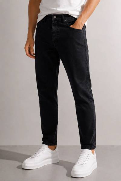 Black Tapered Fit jeans FIVE EVER Black Tapered Fit jeans FIVE EVER