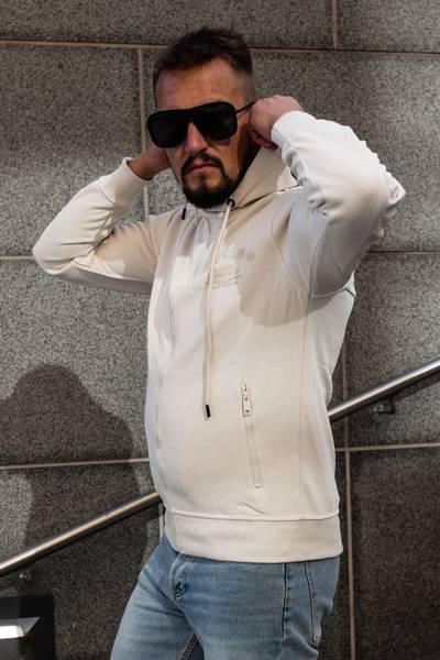 City beige hoodie JERONE