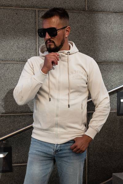 City beige hoodie JERONE