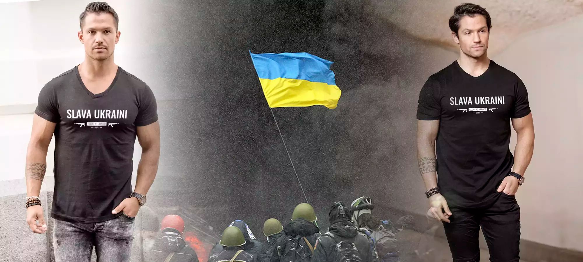 Mens Slava Ukraini T-Shirts