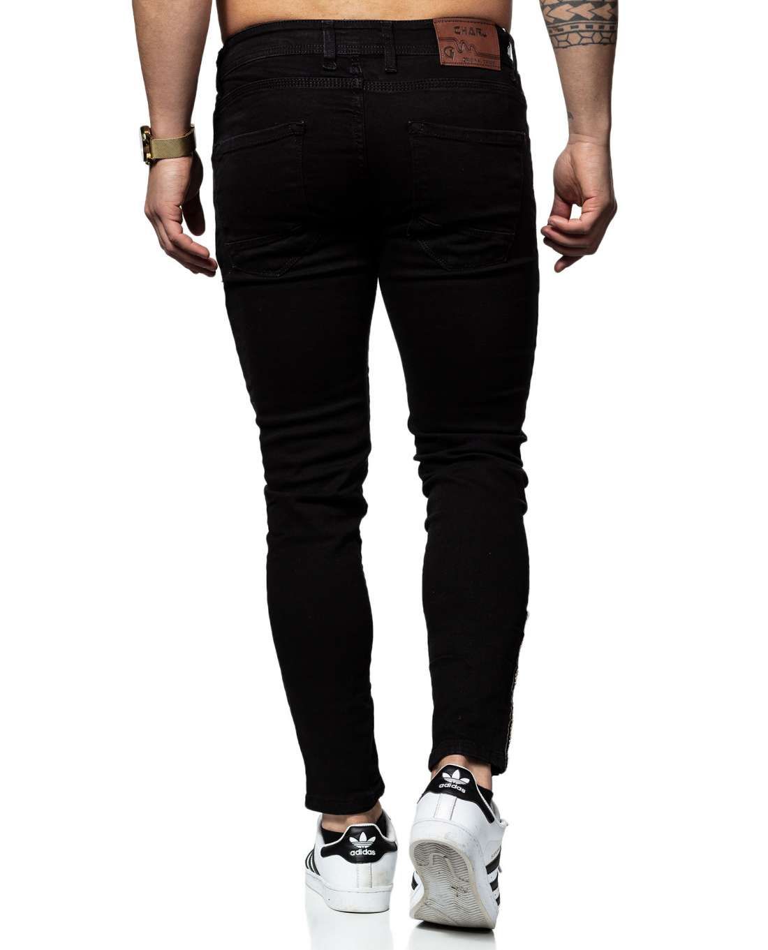 Chari Jeans Black Skinny Fit L32 Jerone