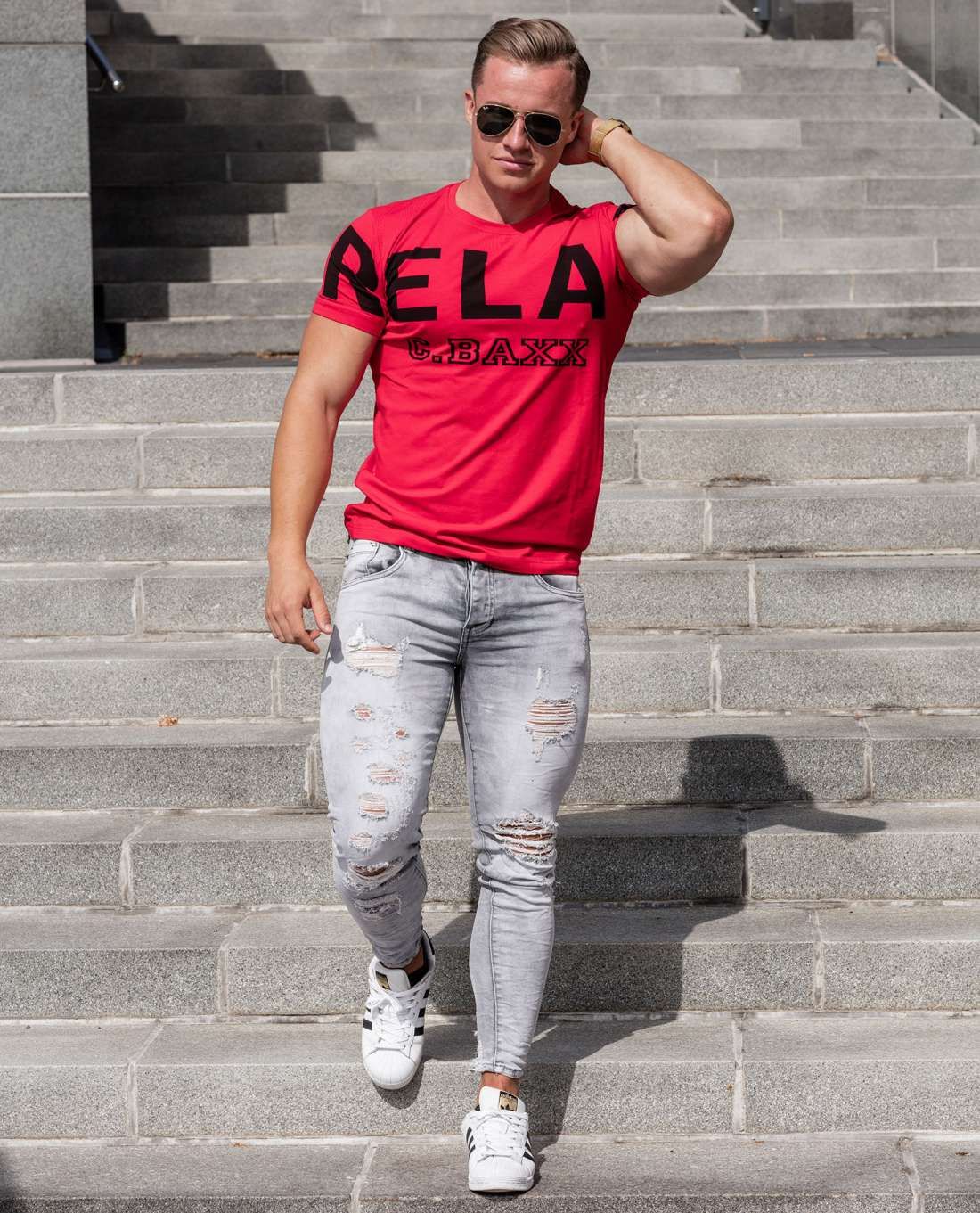 Red Relax T-Shirt Cipo & Baxx