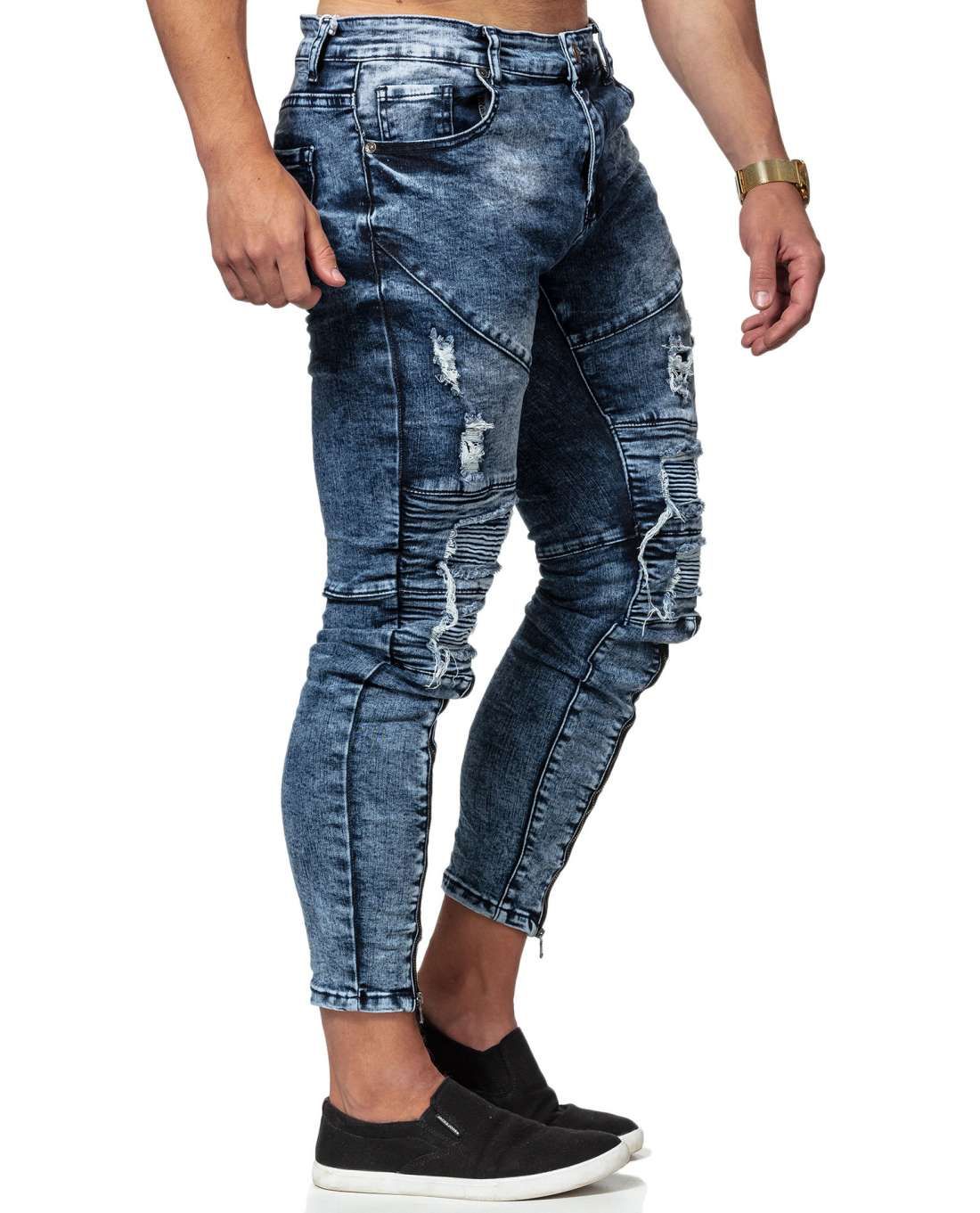 Streetwear Jeans Blue L32 Jerone - 8240 - Jeans - Jerone.com