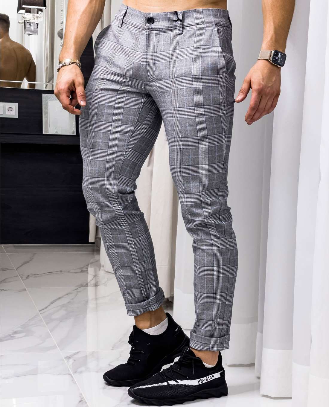 Mark Pant Check DT L32 Only & Sons