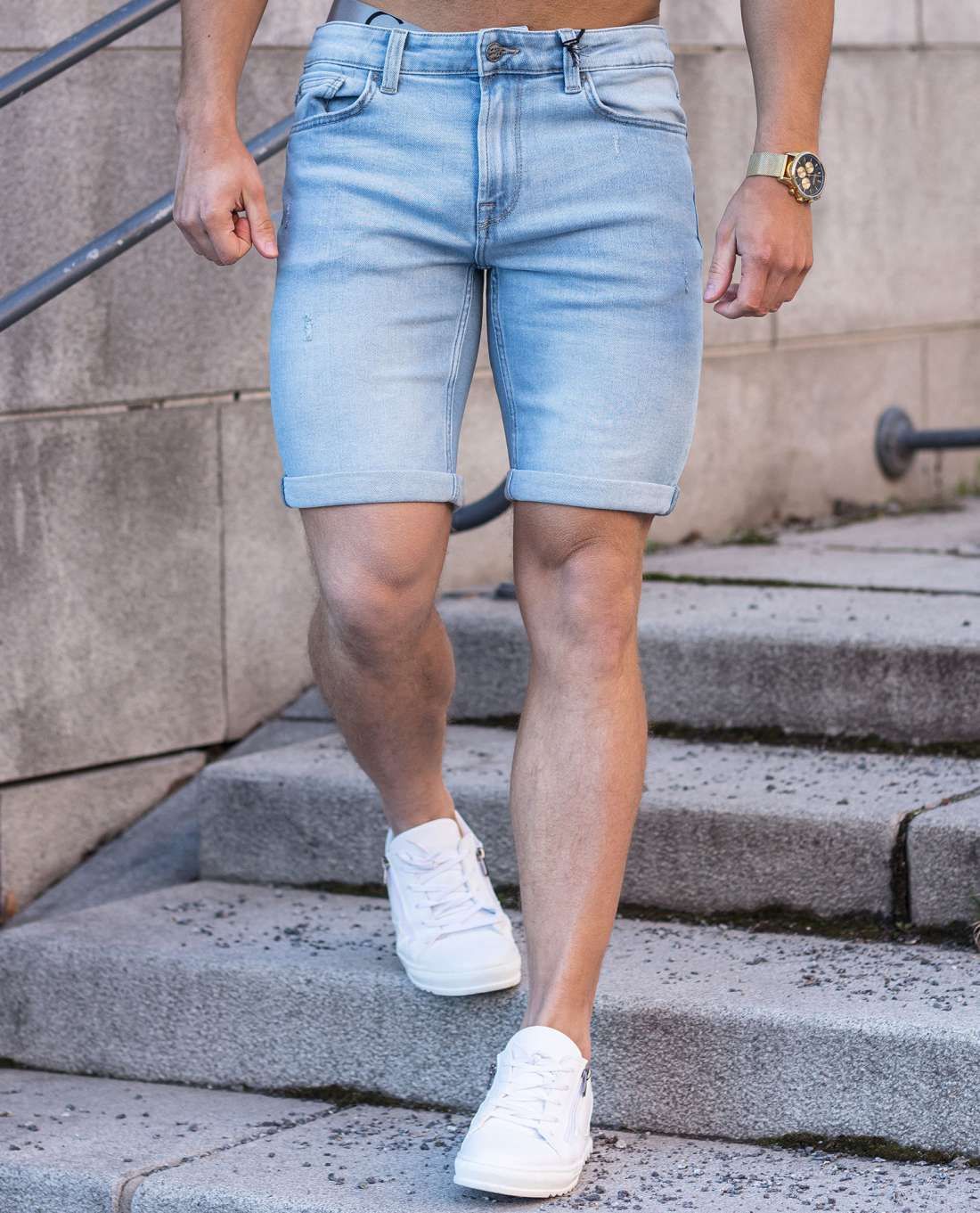 Ply Life Blue Denim Shorts Only & Sons
