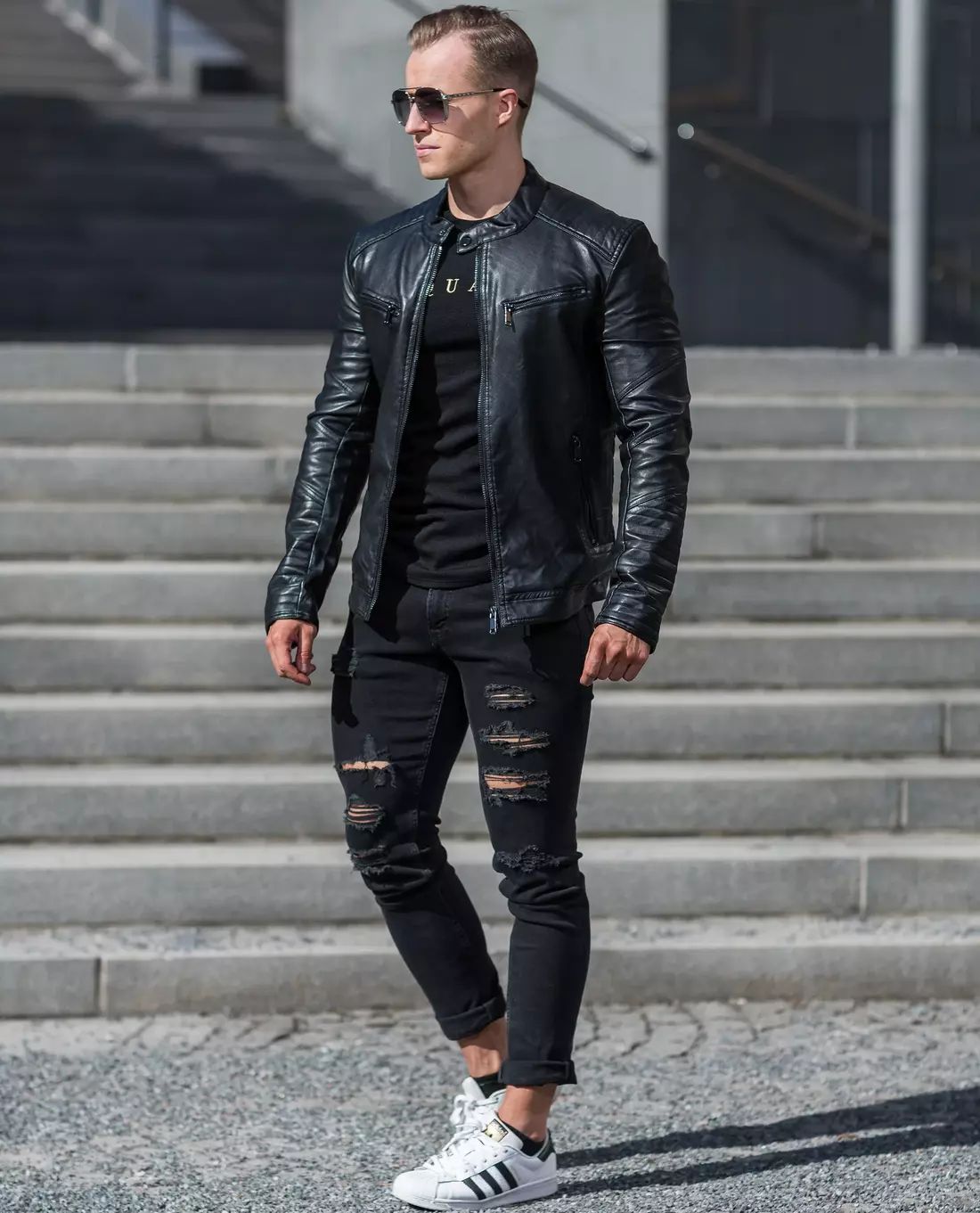 Rasmus Faux Leather Jacket Jerone