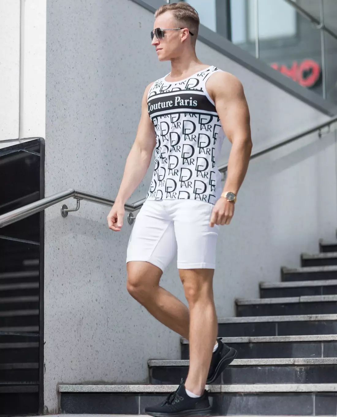 Couture Tank Top White Jerone