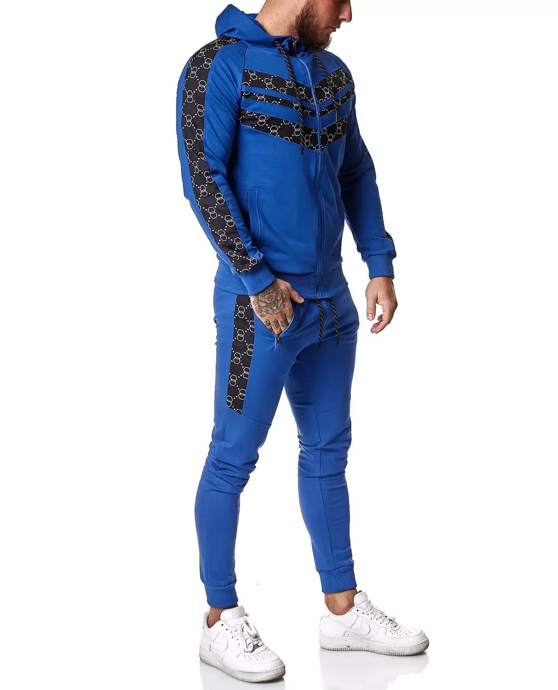 Hoodie And Pants Set Blue 2 Pieces Jerone