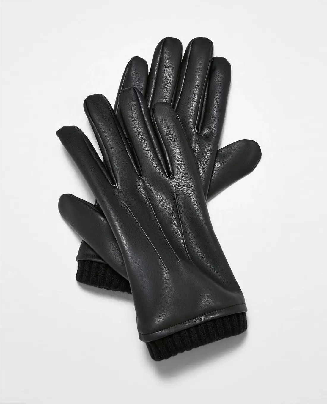 Synthetic Leather Basic Gloves Black Urban Classics