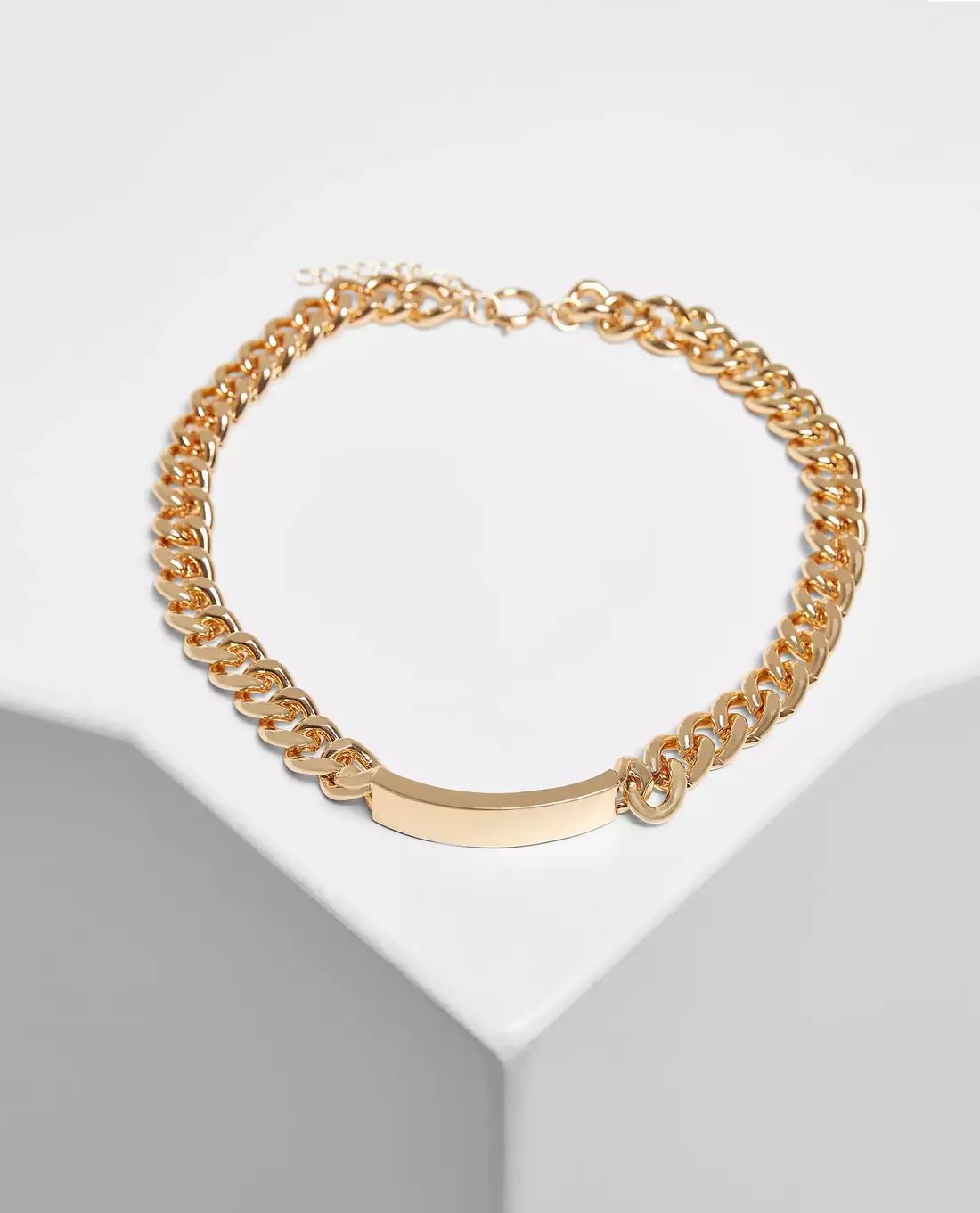 Plate Necklace Gold Urban Classics